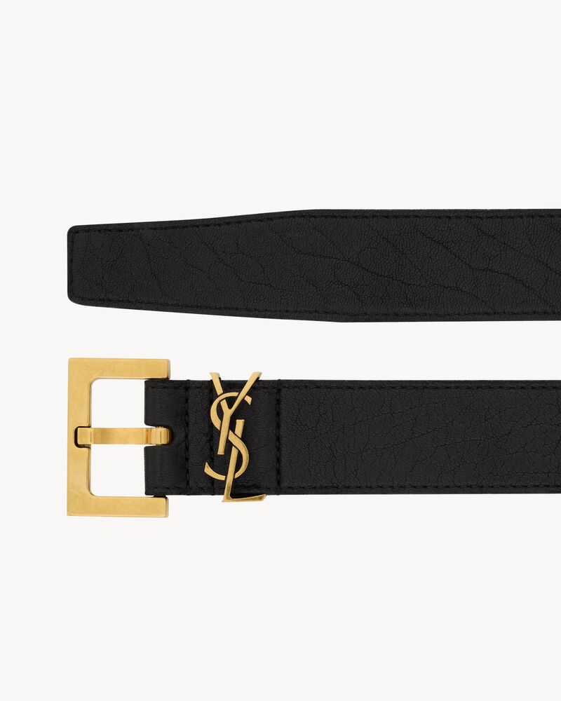 cassandre belt in grained lambskin - Image 3